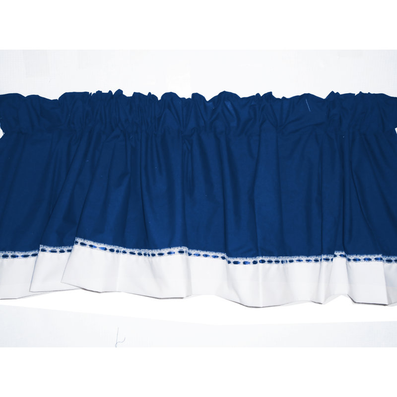 Cantonnière de fenêtre 72 "Colbie Regal, Bleu royal