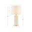 Lampe de table texturée à pois