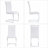 Modern Faux Leather Cantilever Dining Chairs with Chrome Base (Set of 4)-108344481-92179337-98548425