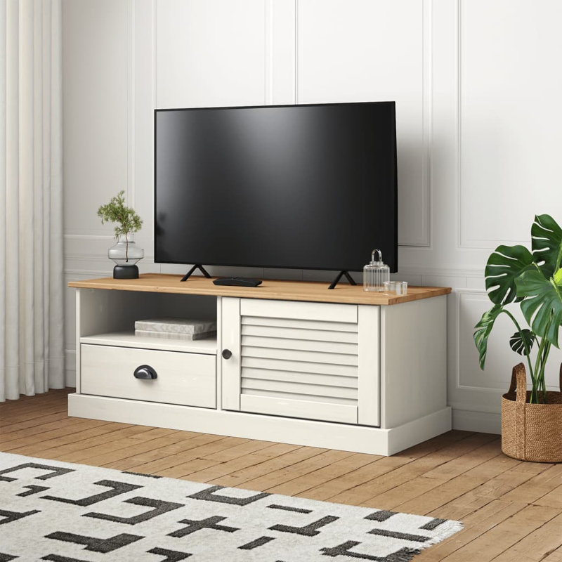 Meuble télé pour téléviseur de 48 po ou moins Vigo, Blanc