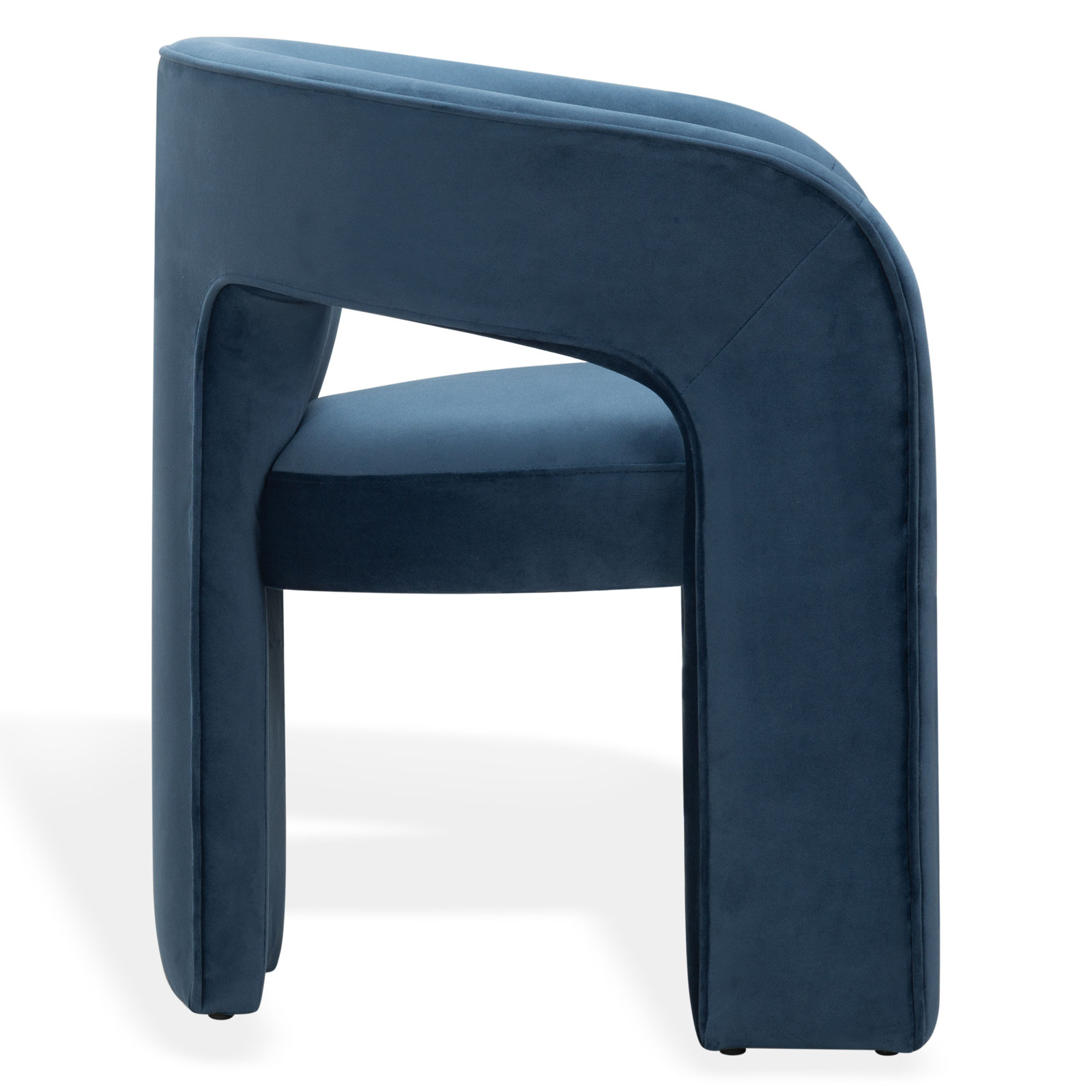 Meline Dining Chair, Navy Velvet