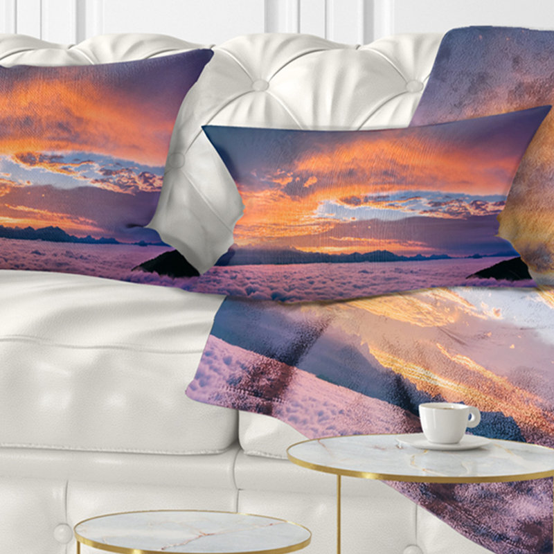 Coussin décoratif Bright Sunset, Rectangle, 12 po x 20 po