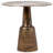 Golbez Round Aluminum Pedestal Base Dining Table-98537566-98537565