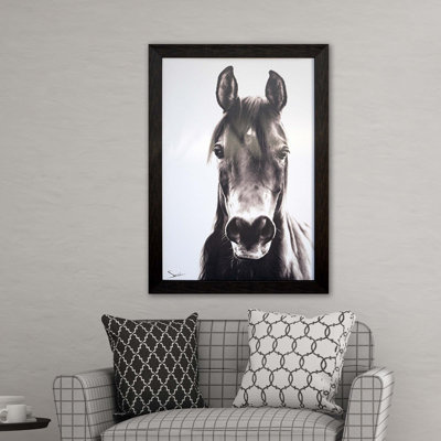 «Horse Portrait», impression encadrée