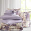 Lit double dans un sac édredon taupe à motif floral et drap, 2 taies décoratives, 1 drap plat, taies d'oreiller ajustées, microfibre imprimée, motif assorti, preuve avec draps, imprimé microfibre doux,