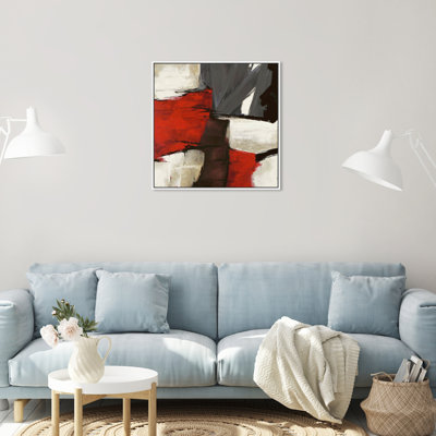 Abstrait Sai - Rubrum - impression sur toile tendue