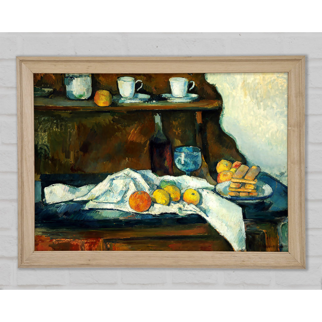 Cezanne Das Buffet Gerahmter Druck