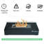 ESSEN Metal Bio-Ethanol Tabletop Fireplace with Flame Guard