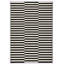 Panel Machine Woven Black/Cream Indoor Rug-20453039