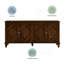 Buffet Mid-Century moderne avec rangement, noyer | Idée de cadeau