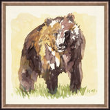 Oversized Grizzly Print