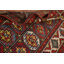 Tapis de couloir antiquité à teinture végétale pré-1900 Kazak