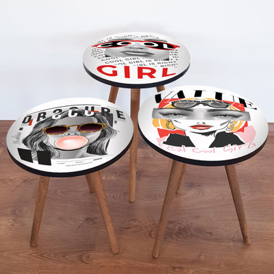 Tables gigognes 3 pieds Bargas