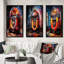 «Jukeboxes Nostalgic Melody», 3 pièces sur toile-1425557460-1425557461