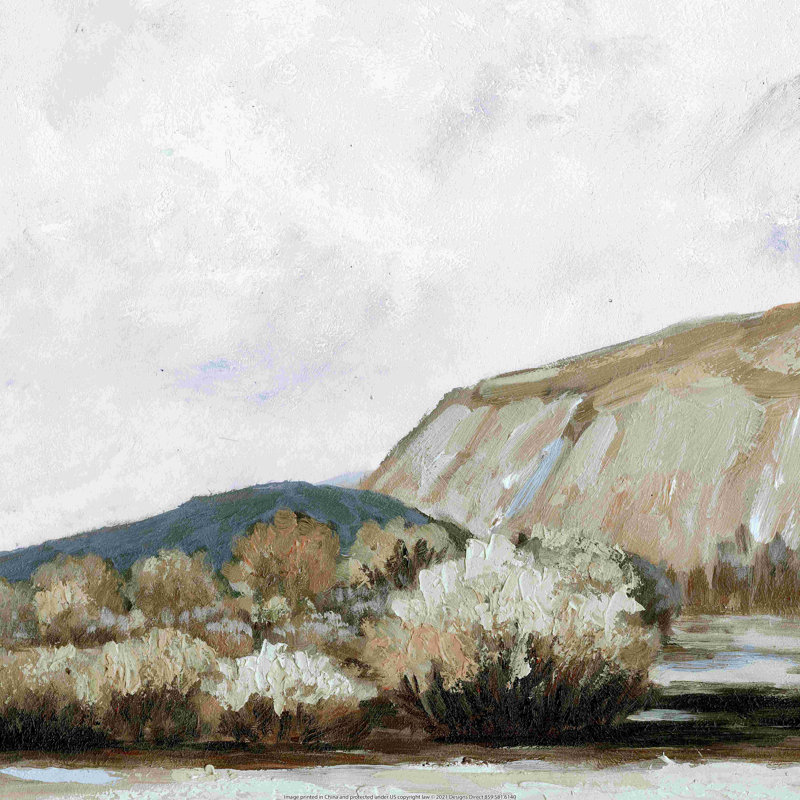 «Painted Desert Horizon», reproduction sur toile tendue, L 12 po x H 12 po