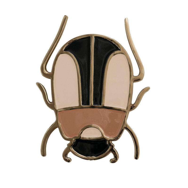 EnameledBeetle Cast Aluminum Trivet
