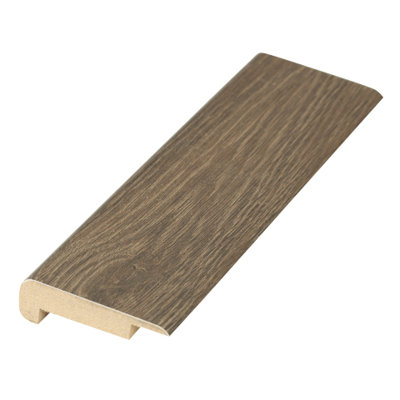 Nez de marche en bois manufacturé de 0,75 po d'épaisseur et de 2,36 po de largeur et de 78,75 po de longueur
