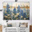 Magical Blue Bonnets Grass Meadows I - ensemble d'art mural sur toile Blue Bonnets-107739307-107739309