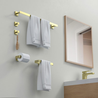 Blaze 5 - Piece Bathroom Hardware Set