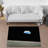 Non-Woven Thin Printed Area Rug with Vibrant Floral Design Ideal for Enhancing Home Interior Decor-126339588
