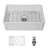 Farmhouse Apron-Front Kitchen Sink Single Bowl