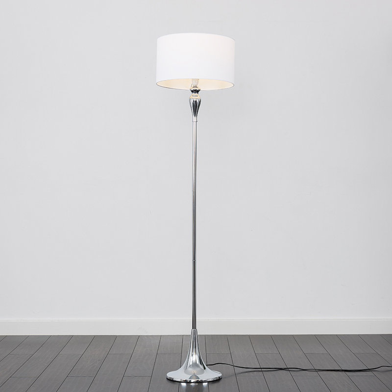 Simonsen 151cm Traditional Floor Lamp, No, White