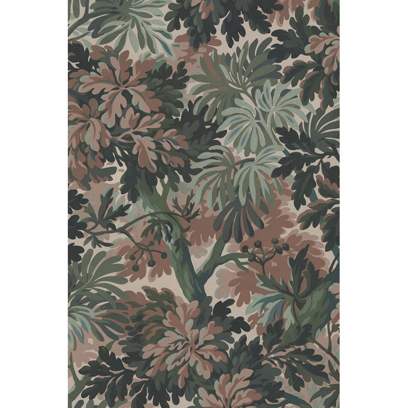 Foris Magna Wallpaper, Tourmaline, 32.81' L x 26.97" W