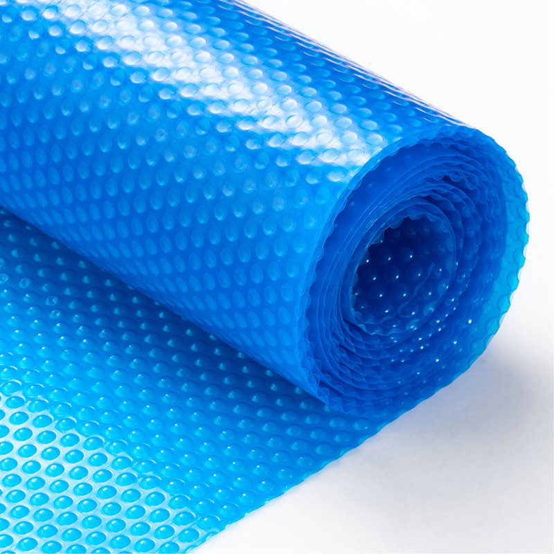 Couverture solaire pour piscine, bâche solaire rectangulaire de 12 x 6 m pour piscines creusées et hors sol, épaisseur 16 mil
