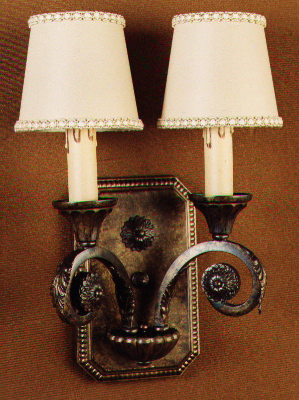 Cowie Candle Wall Light, Antique French Gold