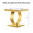 Crystallynn Solid Wood Top End Table