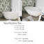 Baignoire de trempage autoportante en acrylique 59 po. X 30 po. Blanche
