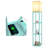 Aladina 158cm Green Column Floor Lamp with USB