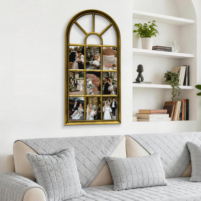 9-Opening  4×6 Collage Wall Photo Frame