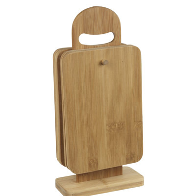 7 Pieces Solid Wood Chopping Board Set