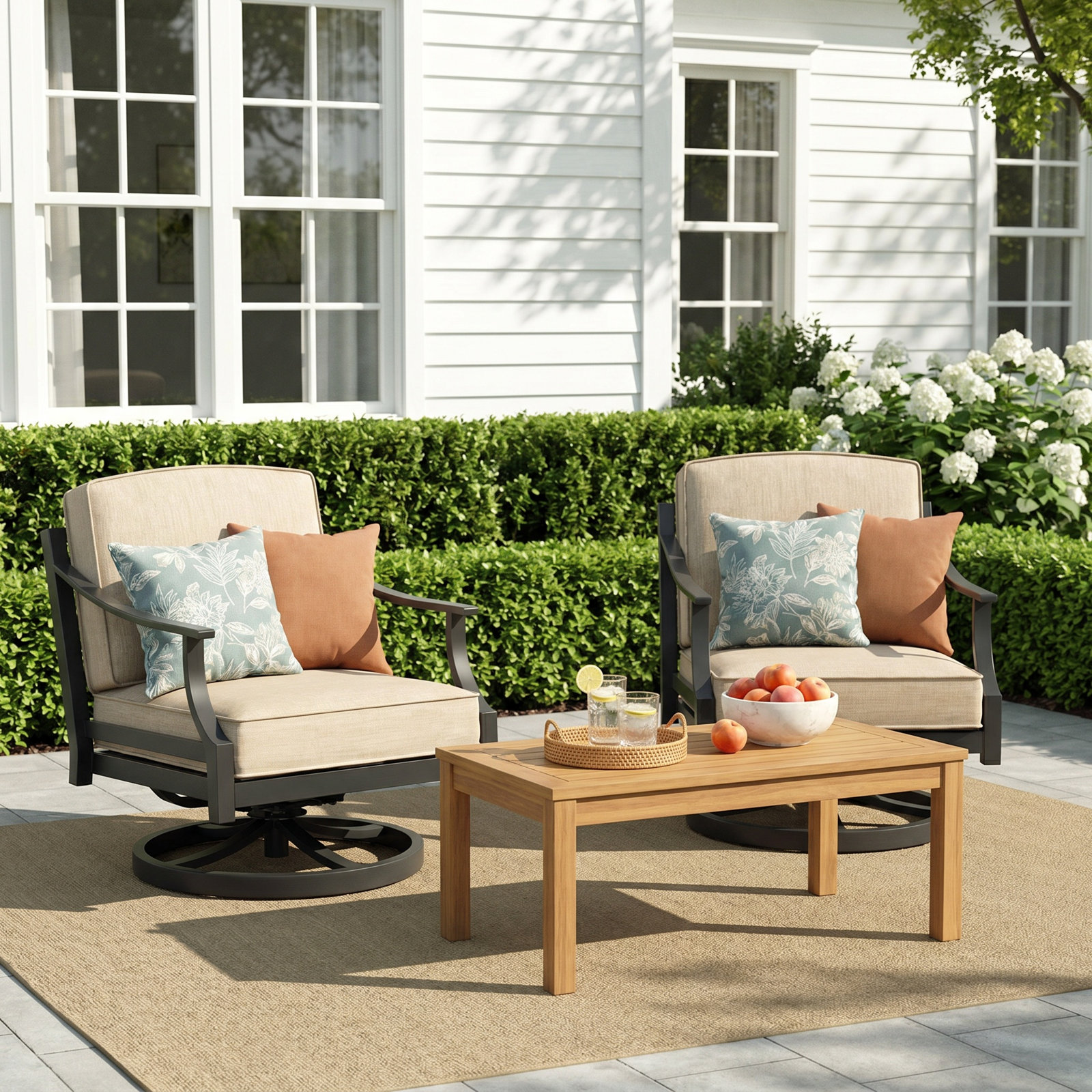 Tamarin 2-Person Sunbrella® Patio Seating Group