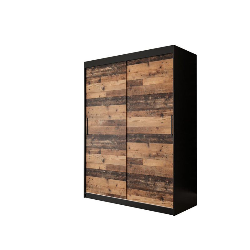 Denes 2 Door Manufactured Wood Wardrobe