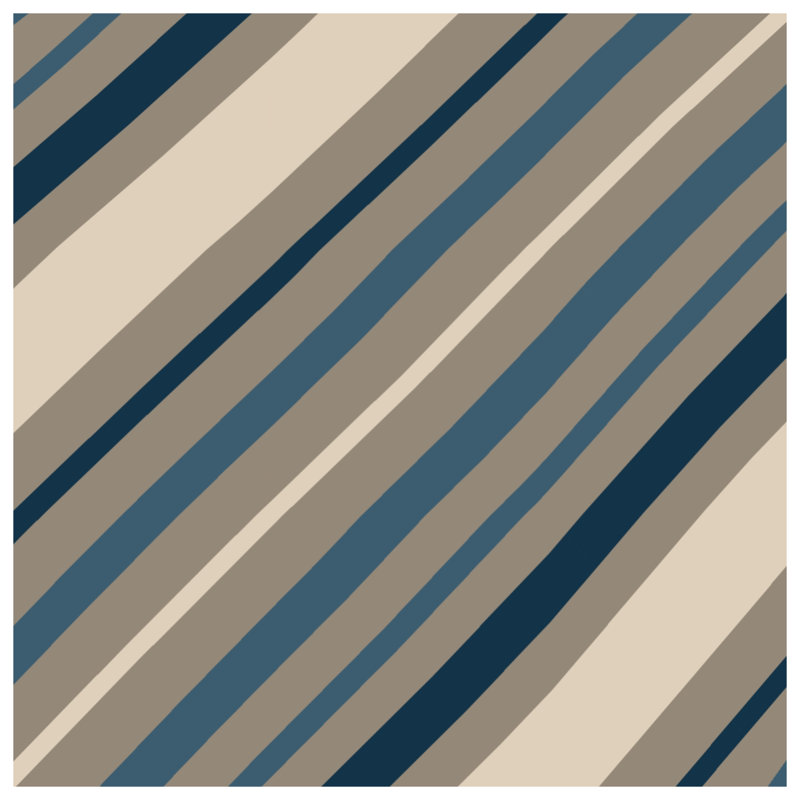 Coussins décoratifs à rayures diagonales, 14 X 14 pouces