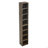 8-Tier Media Tower Rack, Cd Dvd Slim Storage Cabinet With Adjustable Shelves, Tall Narrow Bookcase Display Bookshelf