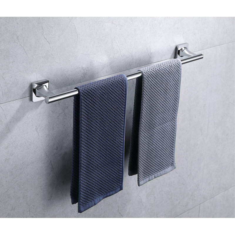 Porte-serviettes mural pour porte-serviettes, Chrome poli