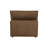 Hadleigh Brown Leather Armless Chair