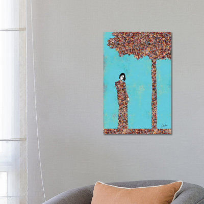 Expert Flirting by Jose Cacho - Wrapped Canvas Print