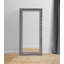 Miroir de plancher rectangulaire 32 po x 66 po noir-20476407-20476406
