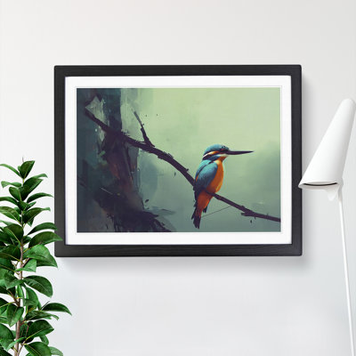 Kingfisher Bird Vol.4 - Framed Print