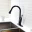 Robinet de cuisine avec douchette extractible, bronze huilé