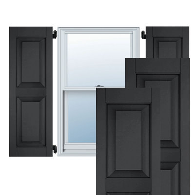 Pine Raised Panel Shutters (Per Pair)