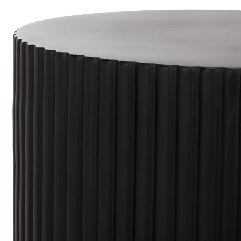 Biatris Round Outdoor , 45.97cm cm W 45.97cm cm D, Black