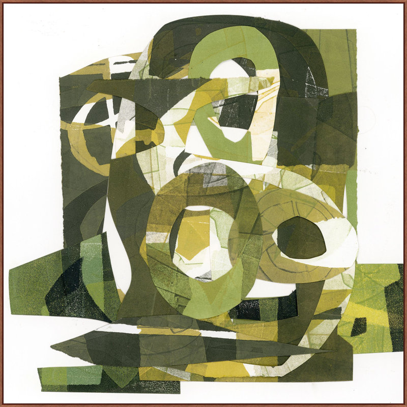 Verdant Contour Painting by Christopher Kennedy