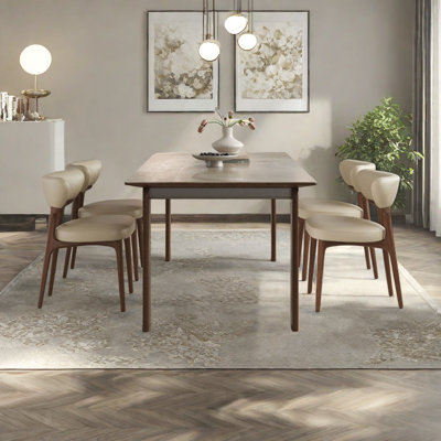Table et chaises style français rétro