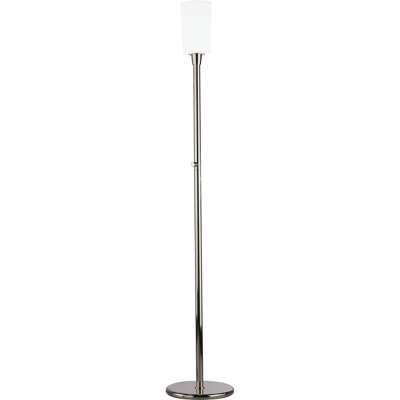 Lampe torchère sur pied Elegant Collection Nina | Avec abat-jour en verre givré | Luminaire contemporain
