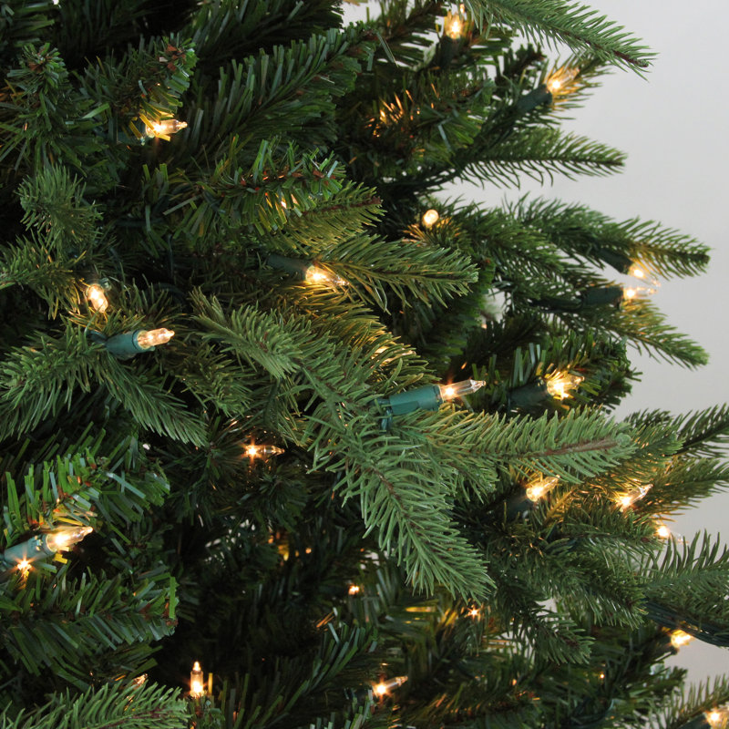 9' Pre-Lit Aurora Spruce Full Artificial Christmas Tree - Clear Lights